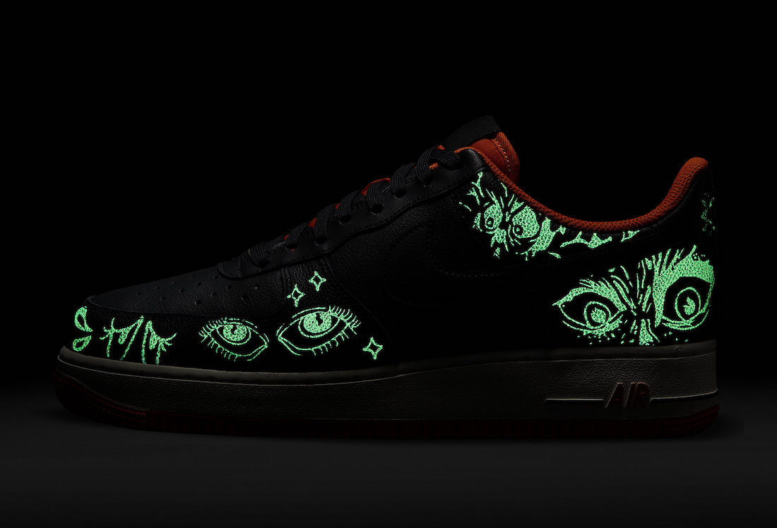 Nike Air Force 1 Low Halloween DC8891 001 2021 Release Date 10