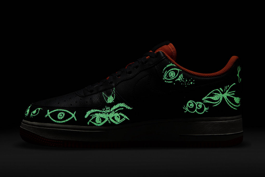 Nike Air Force 1 Low Halloween DC8891-001 2021 Release Date