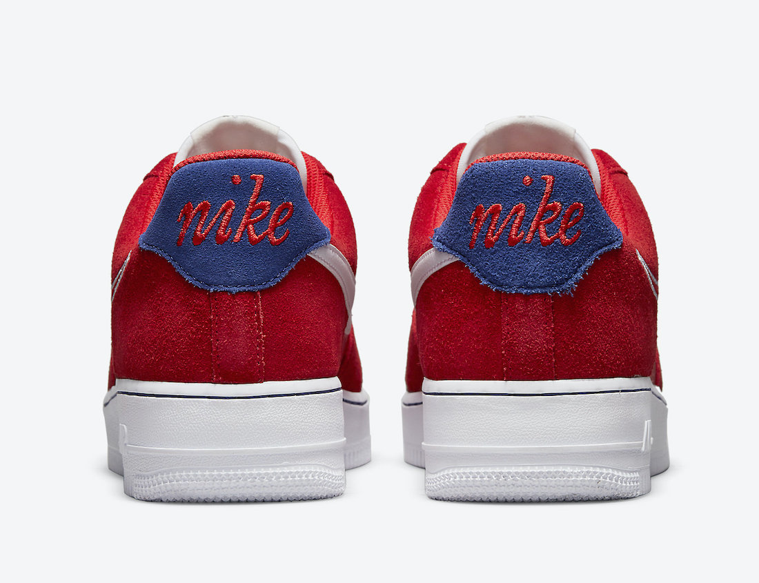 red white and blue air force ones