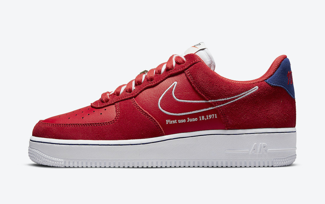nike air force 1 red white and blue