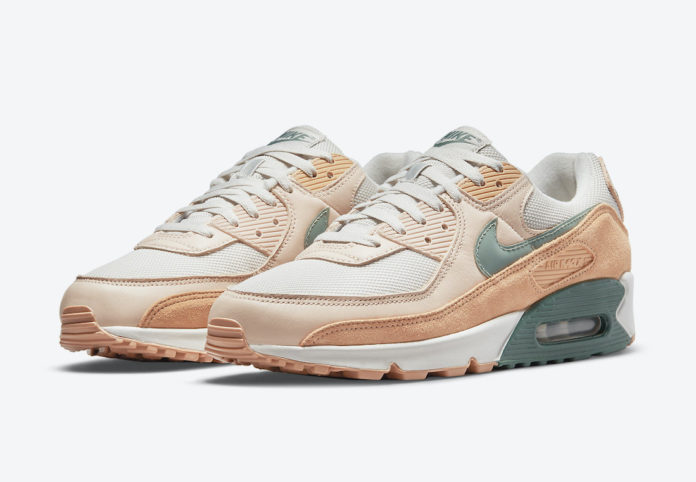 Nike Air Max 90 PRM Light Bone Dutch Green Shimmer DM2829-002 Release Date