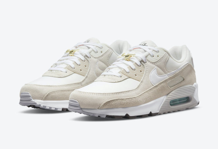 Nike Air Max 90 Sail White Light Bone DB0636-100 Release Date-4 Nike Air Max 90 Sail White Light Bone DB0636-100 Release Date
