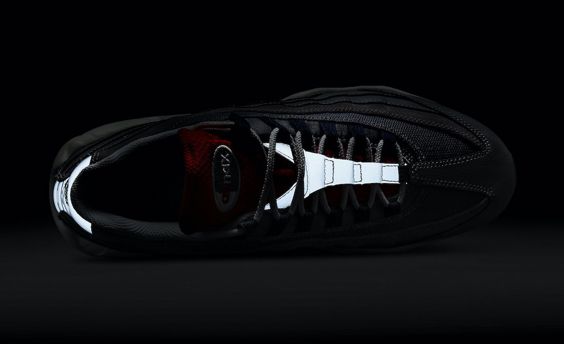Nike Air Max 95 Grey Navy Crimson DB0250-001 Release Date