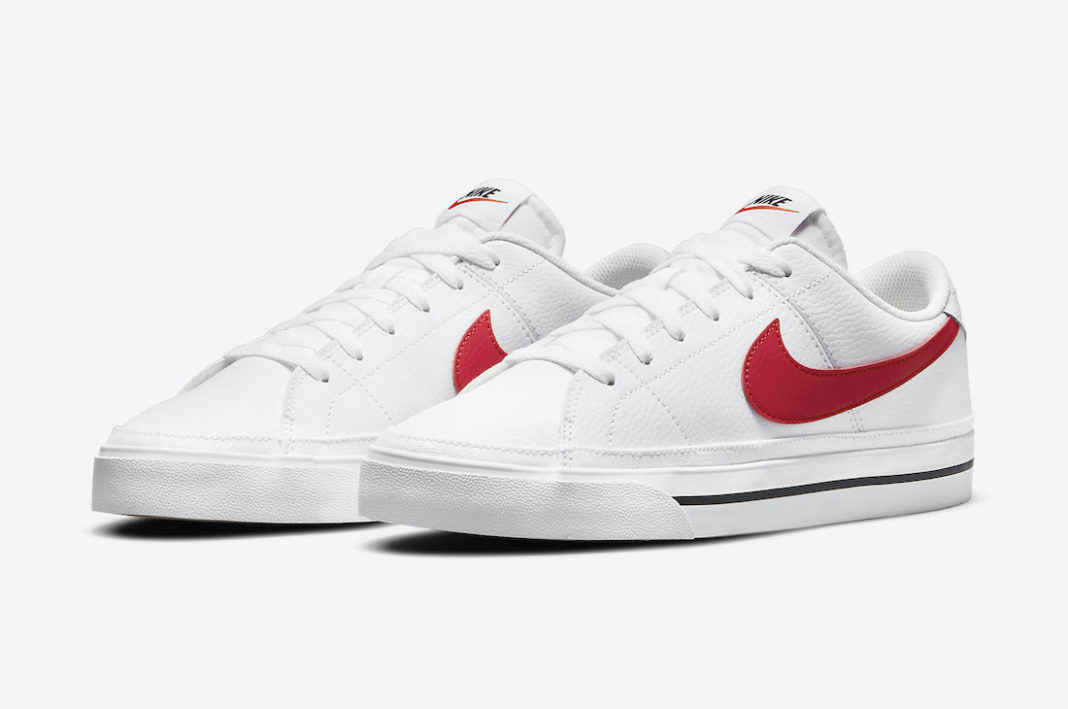 Nike Court Legacy White University Red CU4150-105 Release Date