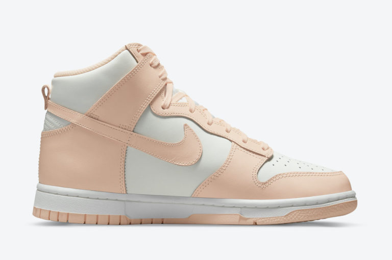 nike high dunk crimson tint