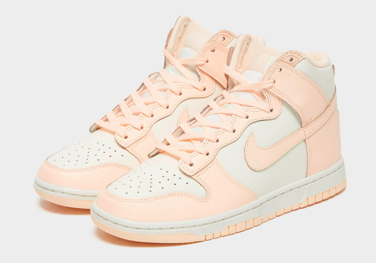 nike dunk white crimson