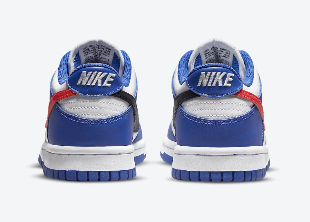 Nike Dunk Low GS Game Royal Bright Crimson CW1590-104 Release Date - SBD