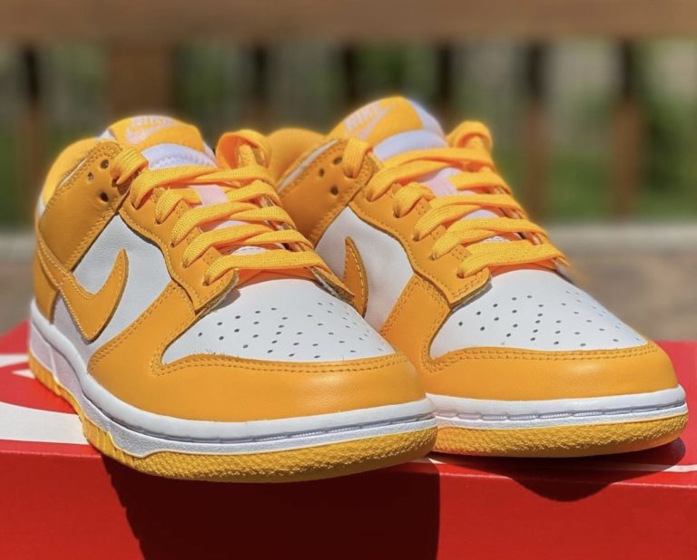 laser orange dunks footlocker