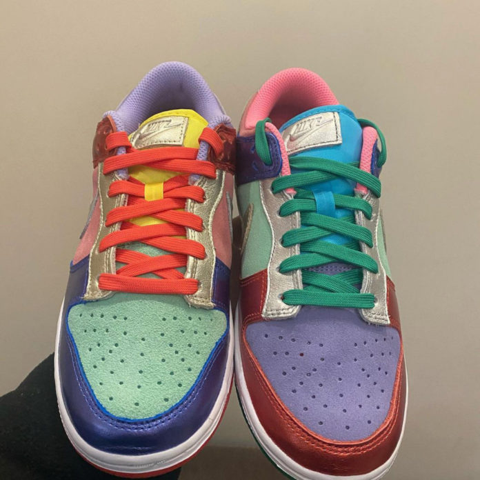 women's nike dunk low sunset pulse