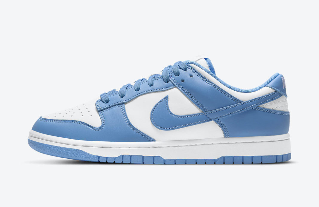 university blue dunk low release