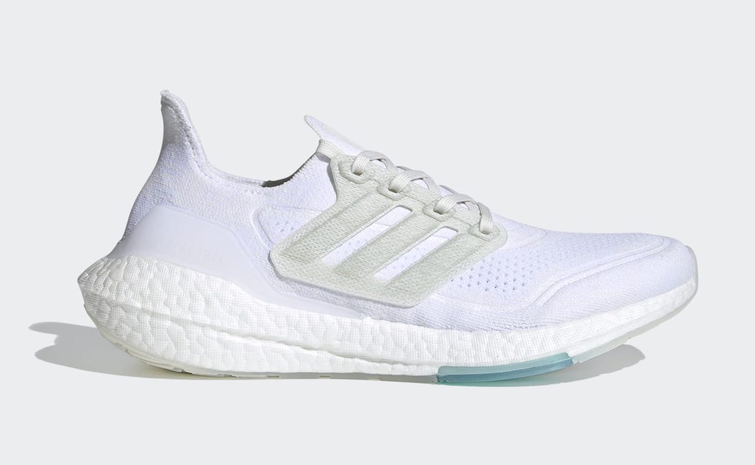 Parley fashion adidas Ultra Boost 2021 Cloud White FZ1927 Release Date 3