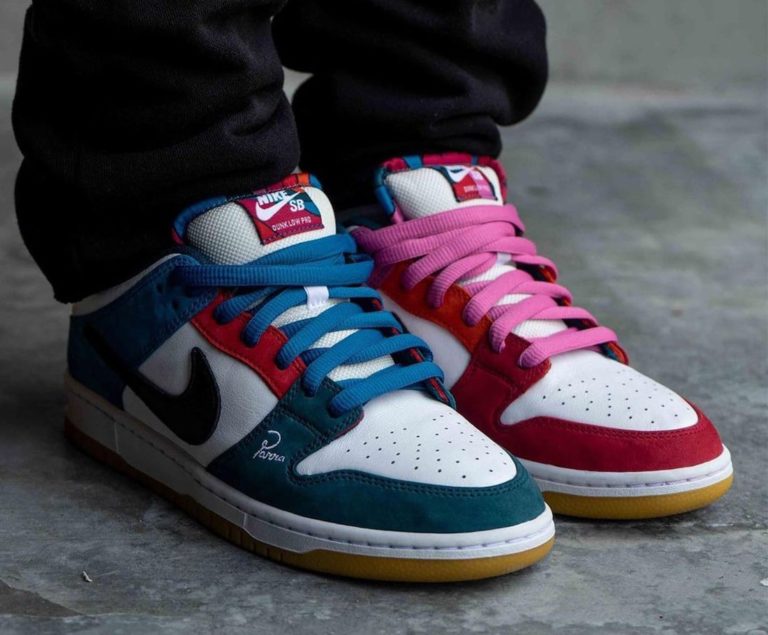 nike dunk parra on feet