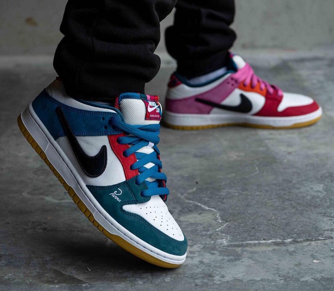 Parra Nike SB Dunk Low DH7695-100 On-Feet