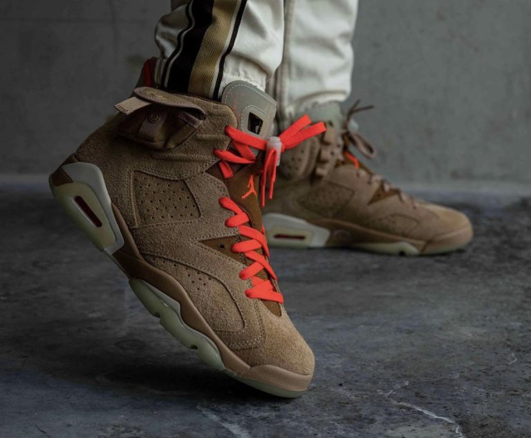 travis scott air jordan 6 khaki