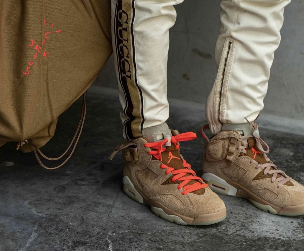 Travis Scott Air Jordan 6 British Khaki DH0690-200 Release Date - SBD