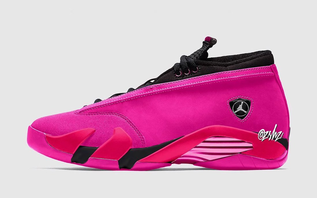 Womens Air Jordan 14 Low Shocking Pink Release Date Mock