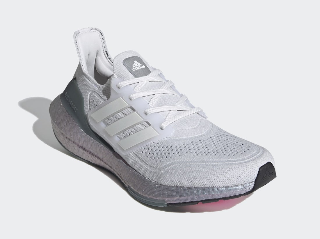 adidas Ultra Boost 2021 Crystal White Hazy Green FY0383 Release Date