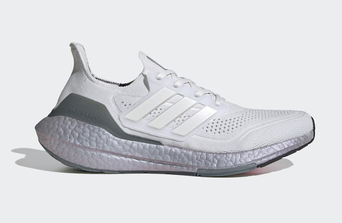 adidas Ultra Boost 2021 Crystal White Hazy Green FY0383 Release Date
