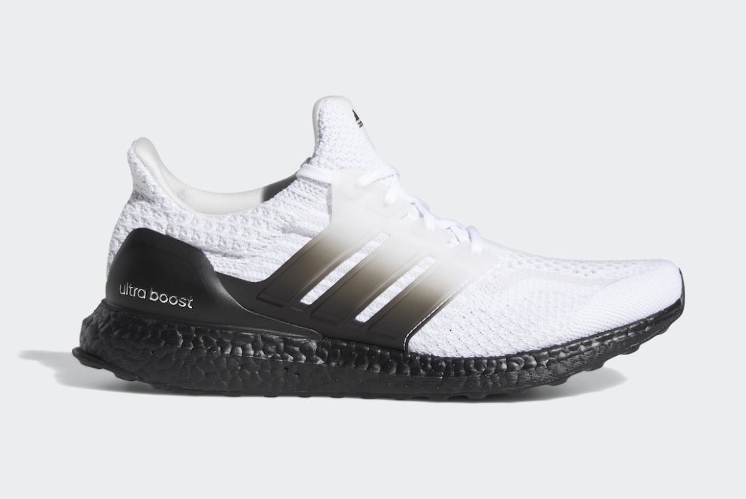 ultra boost white with black sole