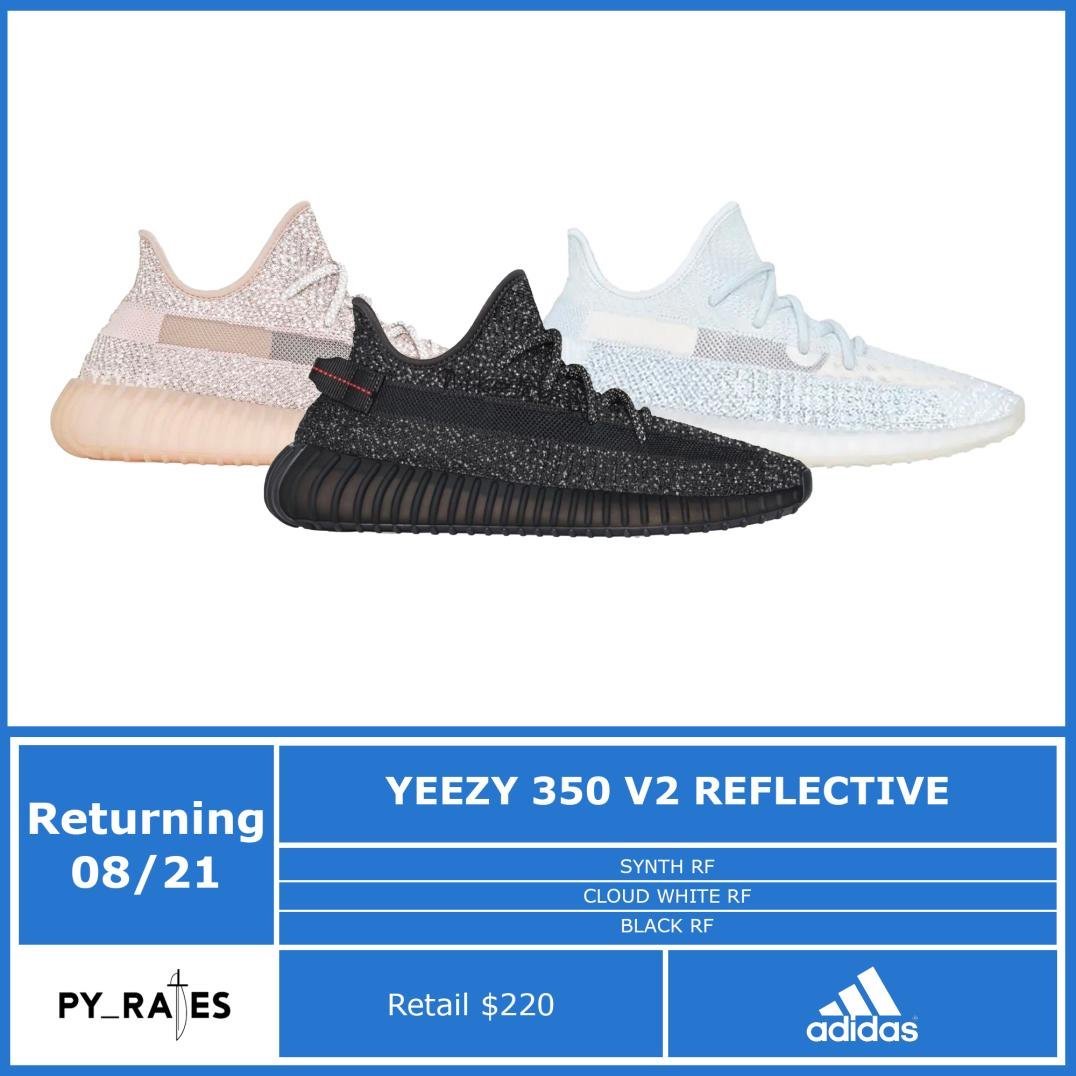 adidas Yeezy Boost 350 V2 Reflective 2021 Release Date - SBD