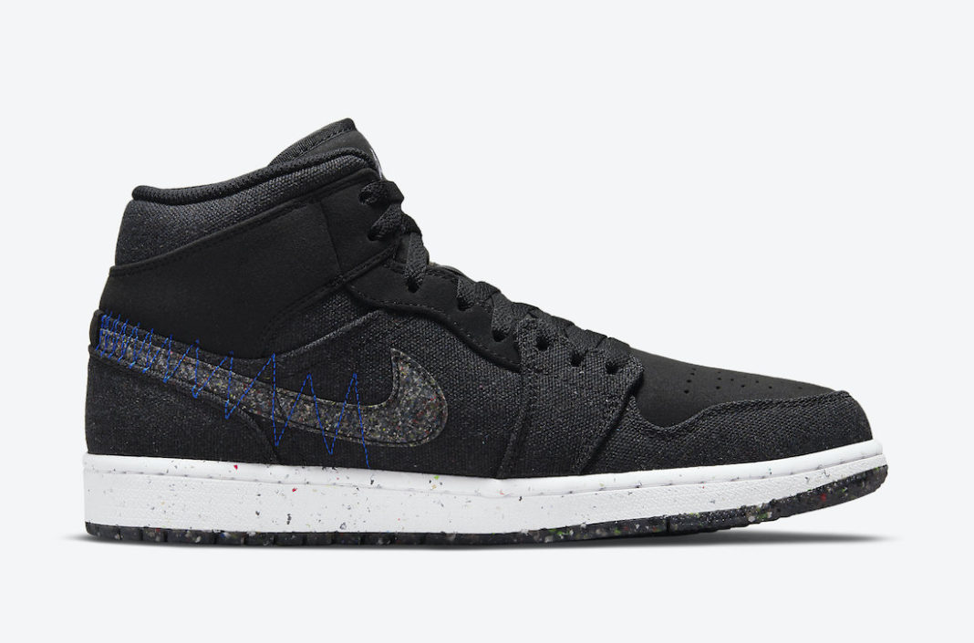 jordan 1 mid crater black