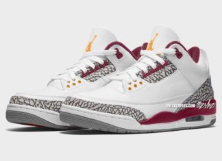 Air Jordan 3 Cardinal 2022 Release Date Mock