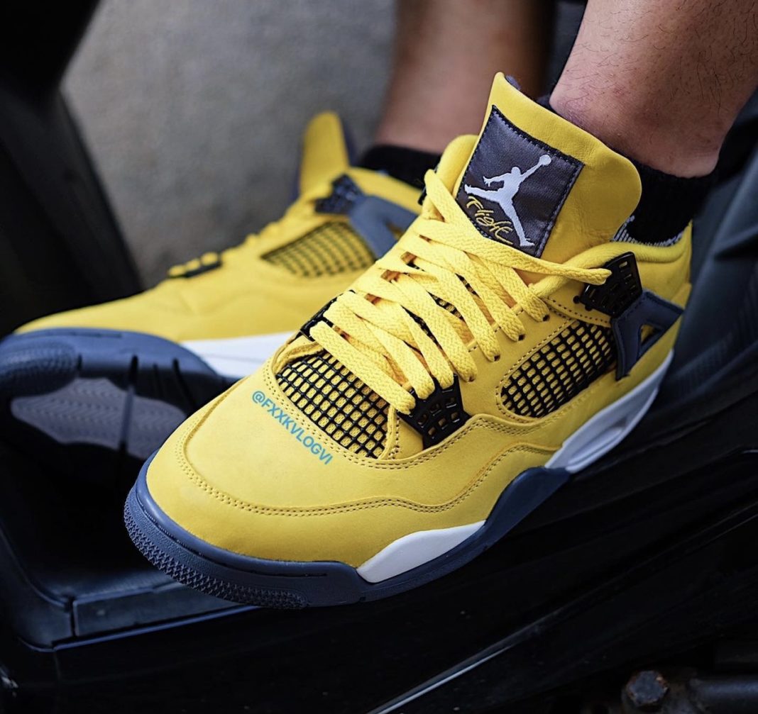 Jordan 4 Lightning 2024 Ange Maggie