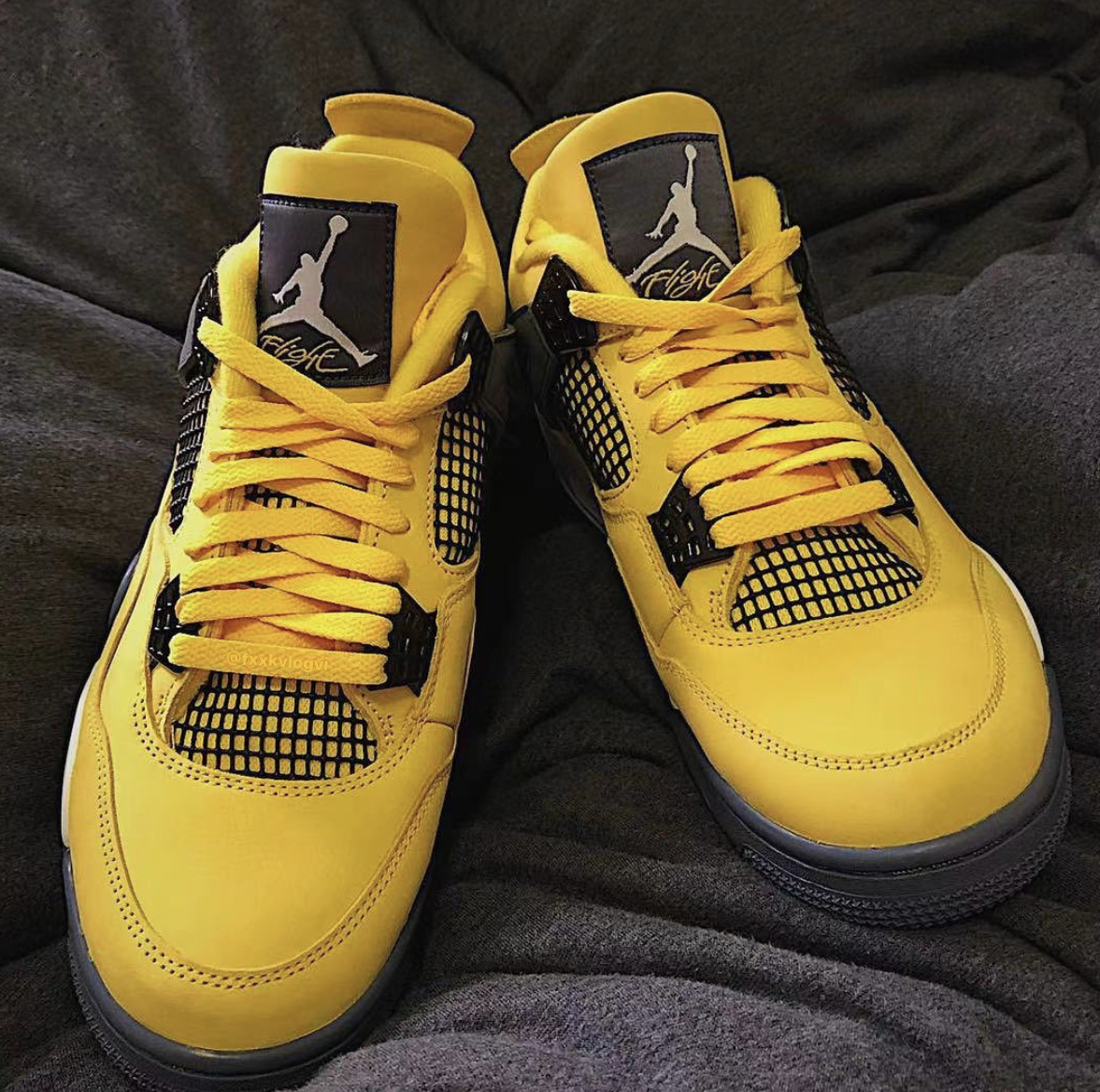 Air Jordan 4 Lightning Tour Yellow CT8527-700 2021 Release Date Price