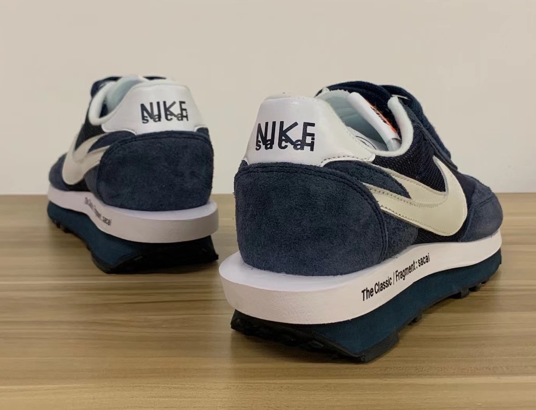 Fragment Sacai Nike LDWaffle Blackened Blue DH2684-400 Release Date - SBD
