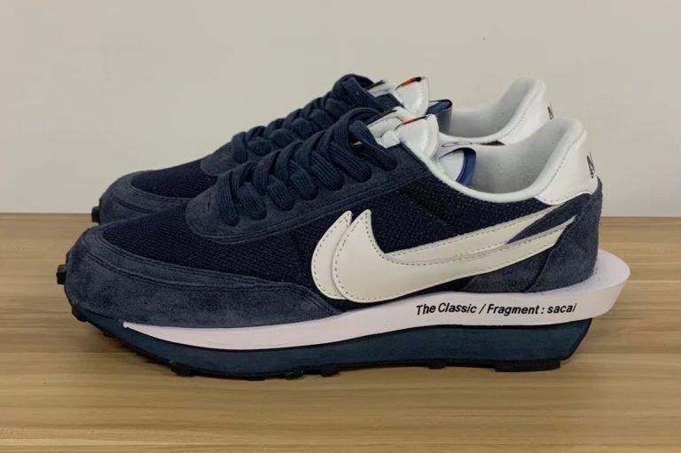 ld waffle sacai fragment on feet