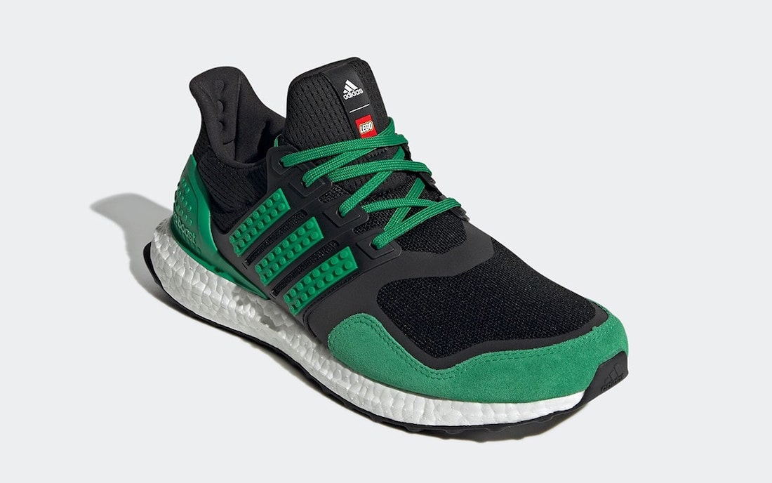 LEGO adidas Ultra Boost DNA Black Green H67954 Release Date