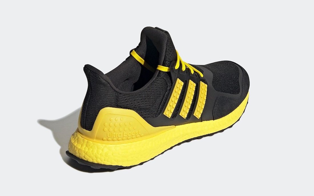 LEGO adidas Ultra Boost DNA Black Yellow H67953 Release Date 2