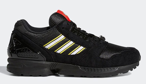 LEGO adidas ZX 8000 black official release dates 2021