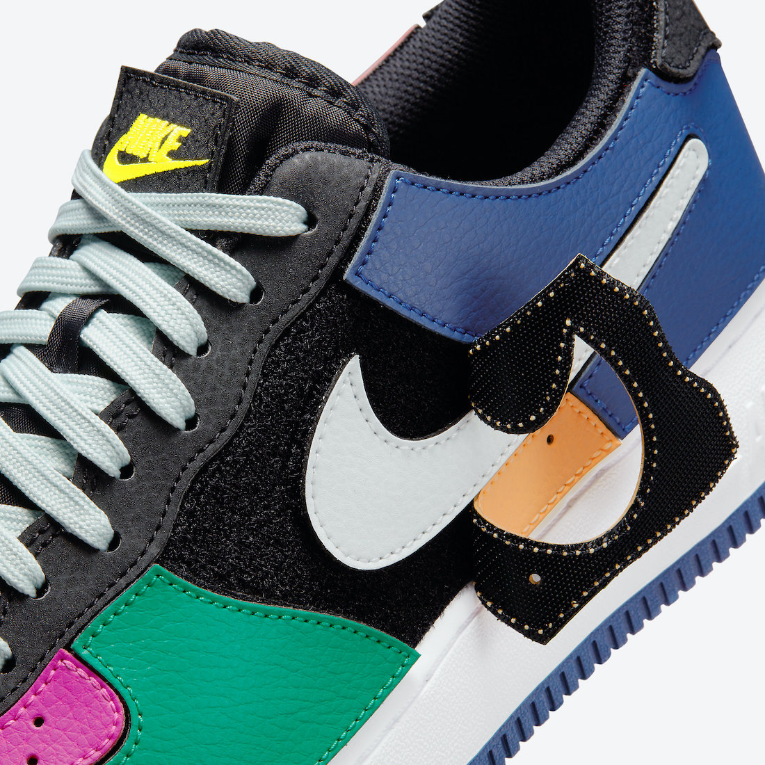 Nike Air Force 1/1 Black Multi-Color DB2576-001 Release Date