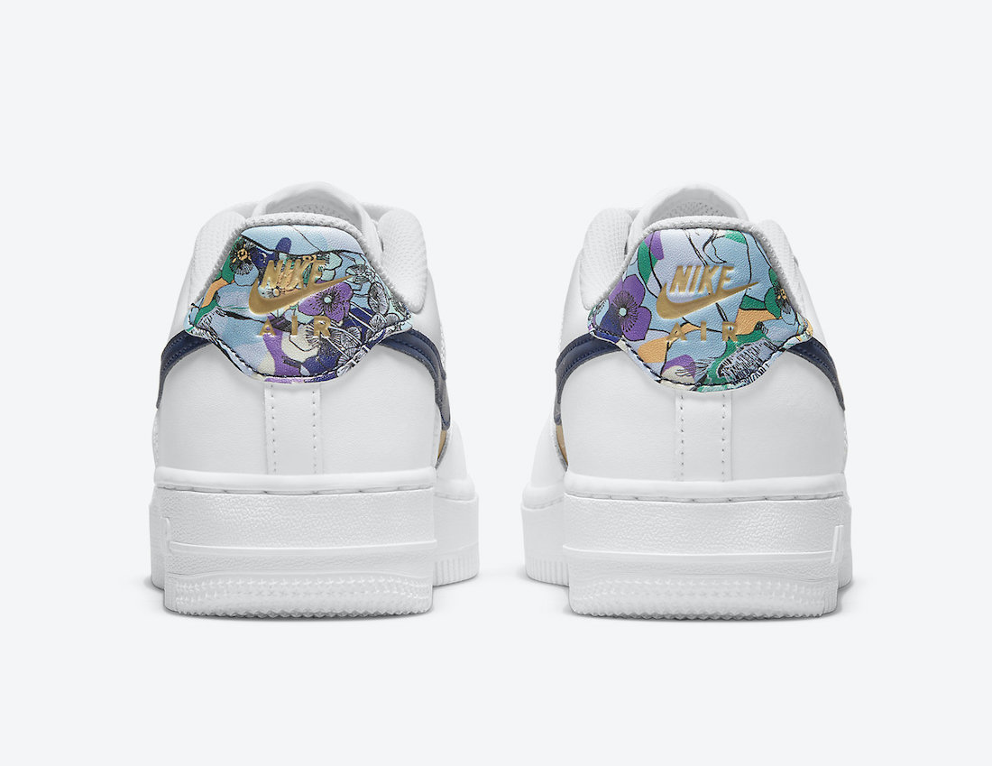 Nike Air Force 1 Low GS Floral DM3089-100 Release Date