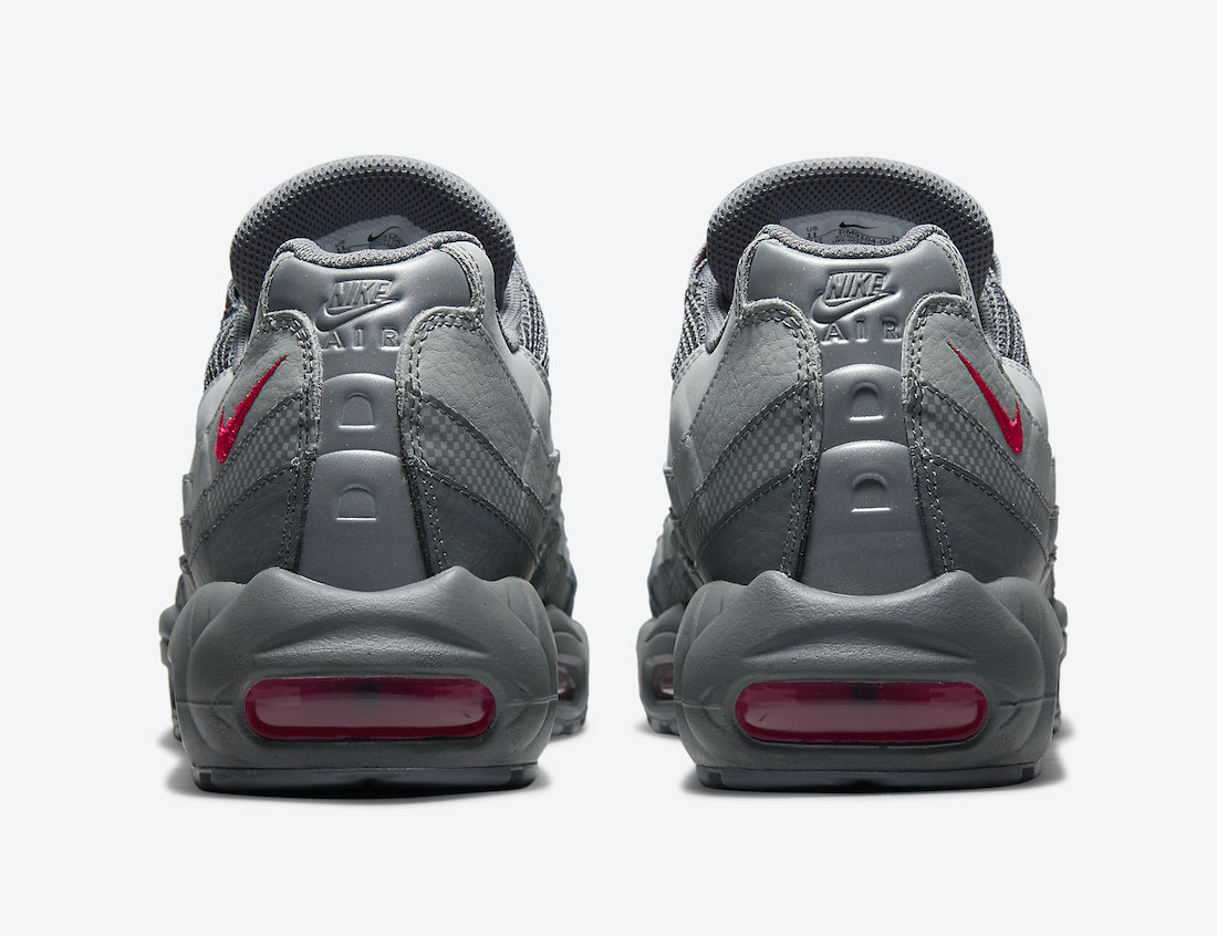 Nike Air Max 95 Grey Red DM9104-002 Release Date