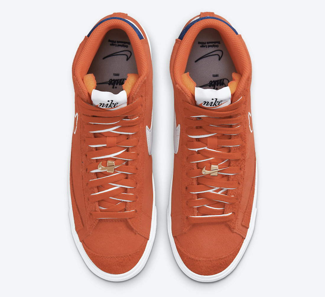 Nike Blazer Mid 77 First Use Orange DC3433-800 Release Date
