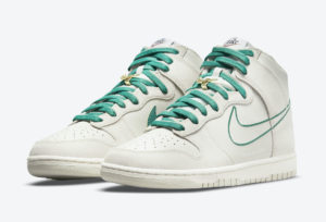 dunk high green noise