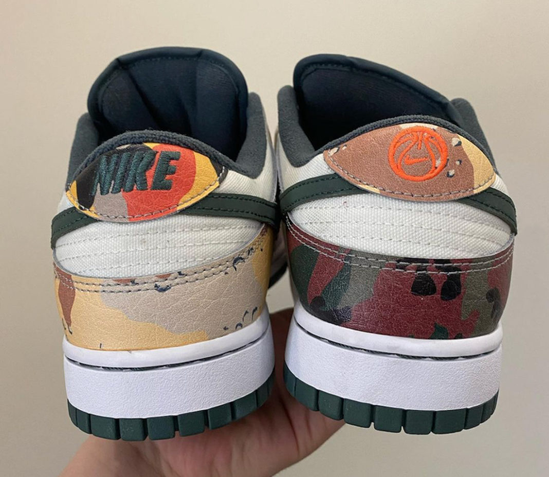 nike dunk low sail multi camo mens stores