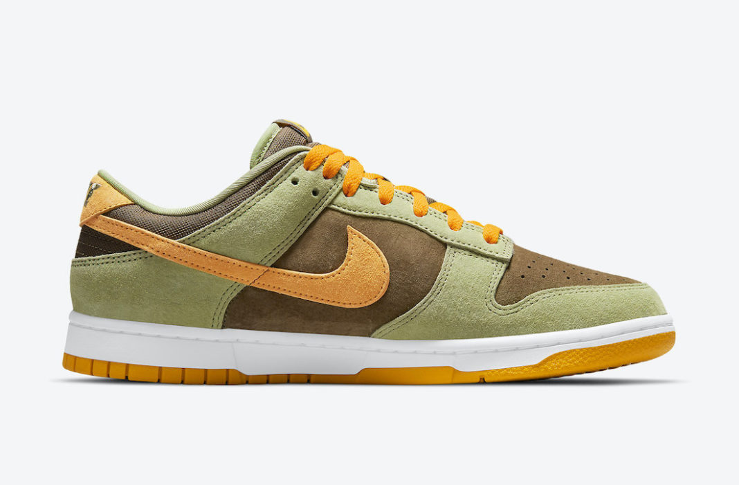 Nike Dunk Low Dusty Olive Pro Gold DH5360-300 Release Date - SBD
