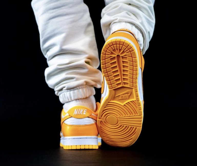 laser orange dunks footlocker
