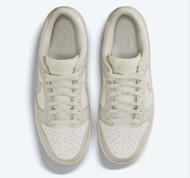 nike dunk low sail light bone restock