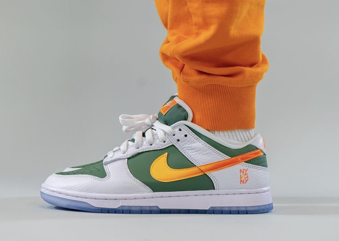 Nike Dunk Low NY vs NY DN2489 300 Release Date On Foot 1