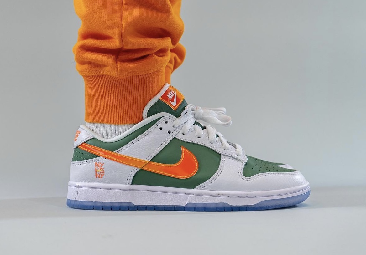 Nike Dunk Low NY vs NY DN2489 300 Release Date On Foot