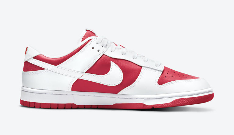 university red dunk low release