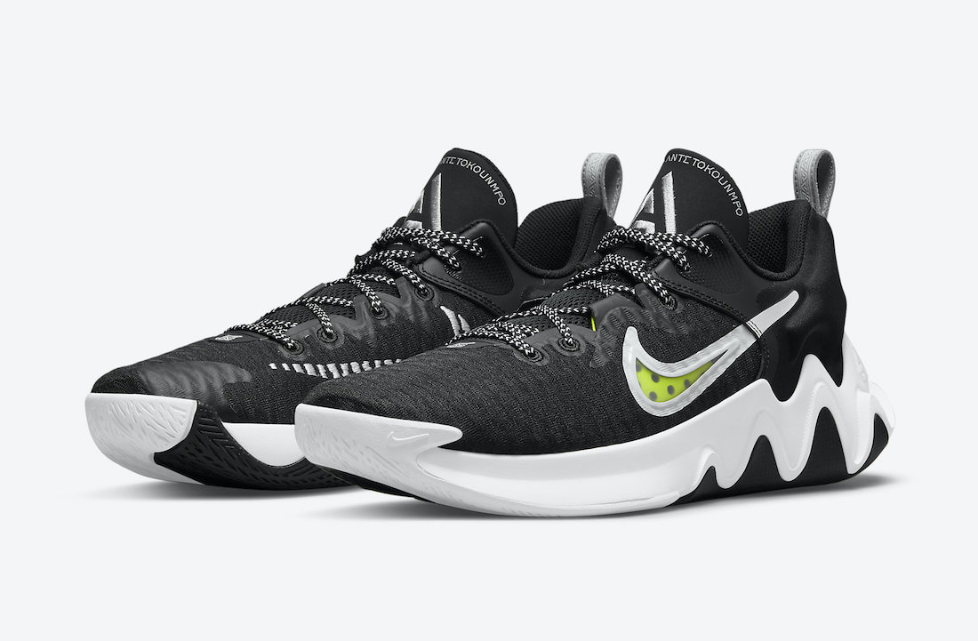 Nike Giannis Immortality Black White Volt CZ4099-010 Release Date
