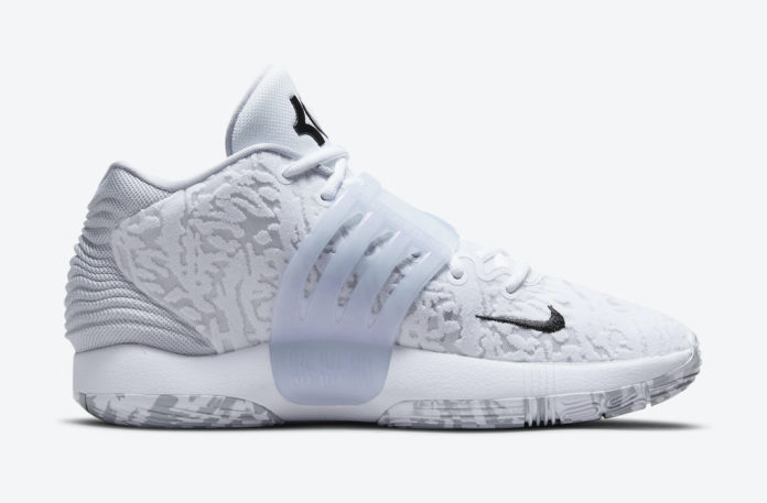 Nike KD 14 Home White Black CW3935-100 Release Date - SBD