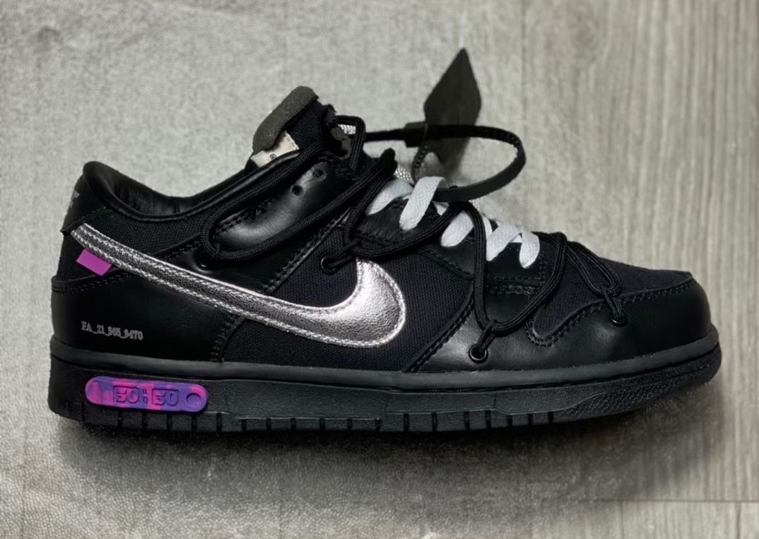 Off-White Nike Dunk Low 50 of 50 Black Release Date