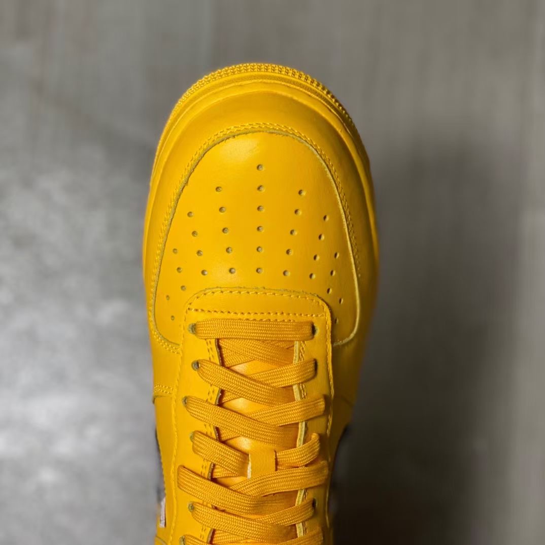 Off White x italian Nike Air Force 1 Low University Gold DD1876 700 Release Date 8