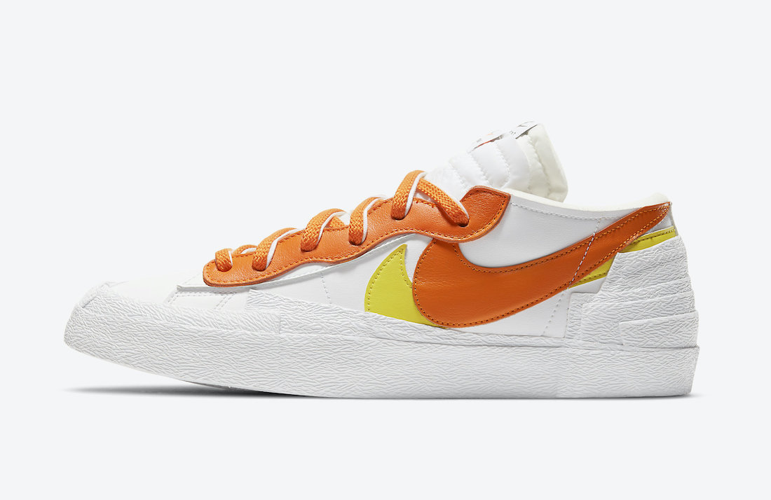 Sacai x Nike Blazer Low Magma Orange DD1877 100 Release Date 1